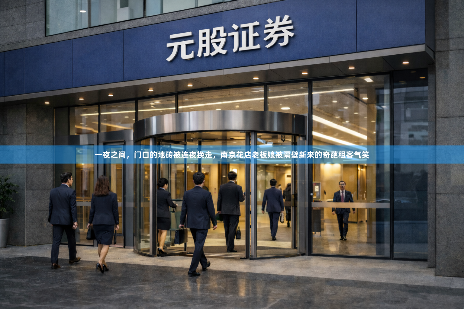 一夜之间，门口的地砖被连夜换走，南京花店老板娘被隔壁新来的奇葩租客气笑
