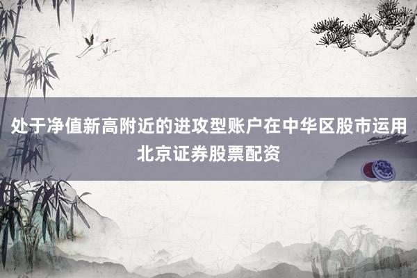 处于净值新高附近的进攻型账户在中华区股市运用北京证券股票配资
